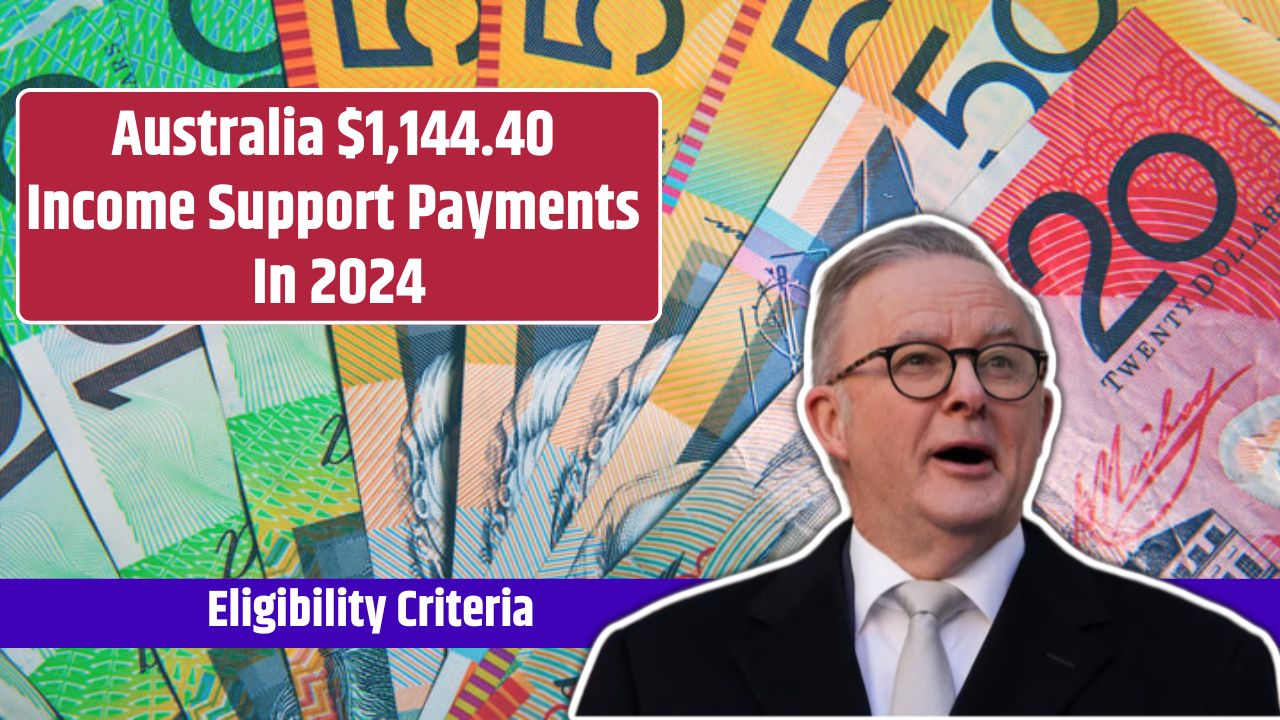 Australia $1,144.40 Income Support Payments In 2024