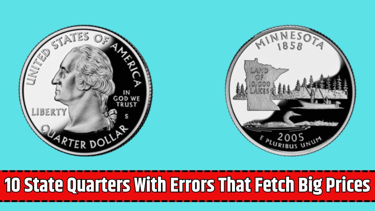 10 State Quarters With Errors That Fetch Big Prices