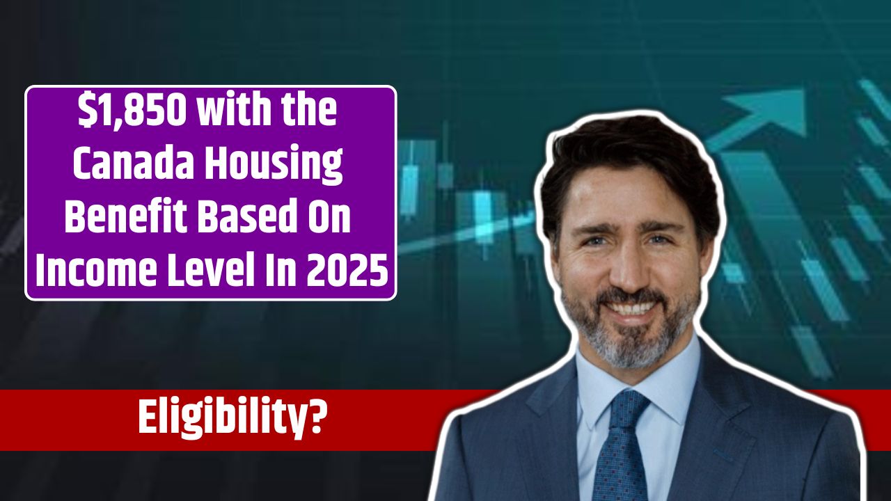 $1,850 with the Canada Housing Benefit Based On Income Level In 2025