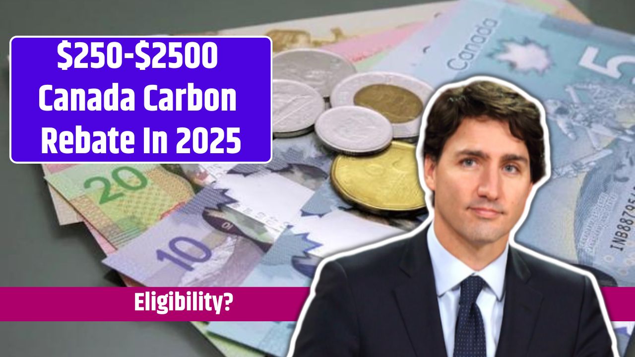 $250-$2500 Canada Carbon Rebate In 2025