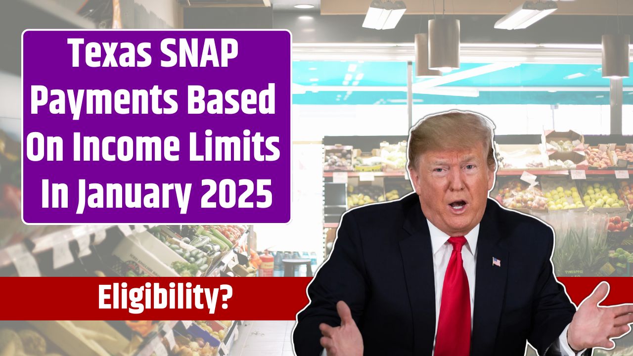 Texas SNAP Payments Based On Income Limits In January 2025