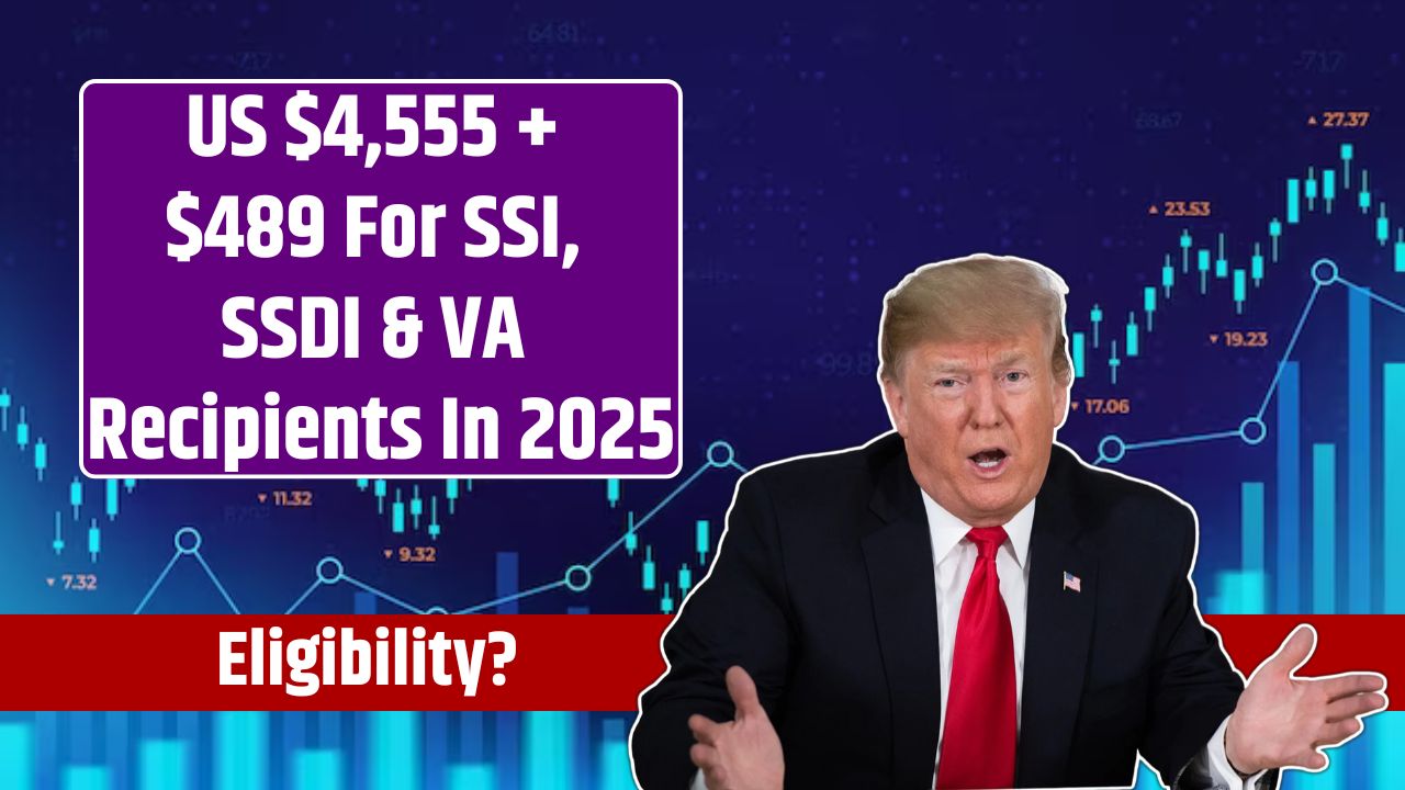 US $4,555 + $489 For SSI, SSDI & VA Recipients In 2025