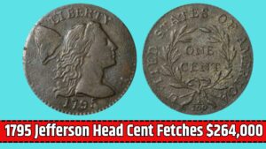 1795 Jefferson Head Cent Fetches $264,000