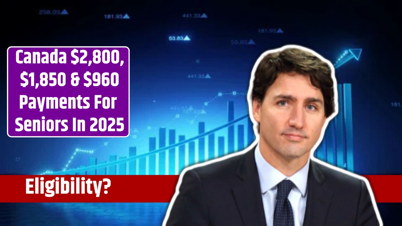 Canada $2,800, $1,850 & $960 Payments For Seniors In 2025